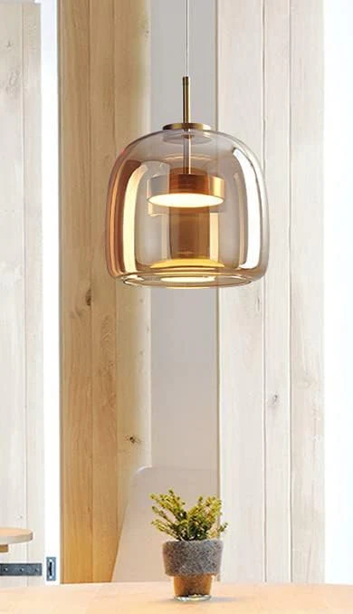 CORAL TREE Ceiling 1 light LED Champagne Glass Gold Pendant Lamp Ceiling Light - Warm White - Image 10