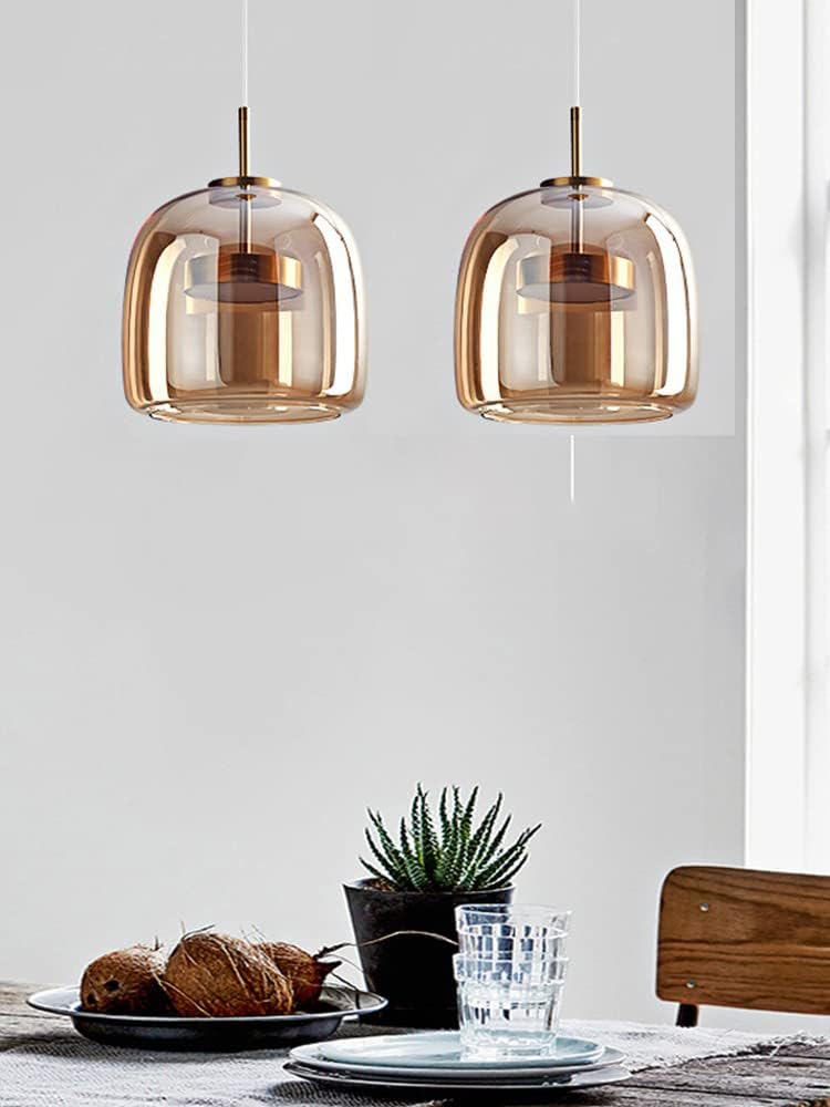 CORAL TREE Ceiling 1 light LED Champagne Glass Gold Pendant Lamp Ceiling Light - Warm White - Image 17