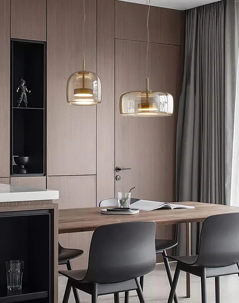 CORAL TREE Ceiling 1 light LED Champagne Glass Gold Pendant Lamp Ceiling Light - Warm White - Image 18