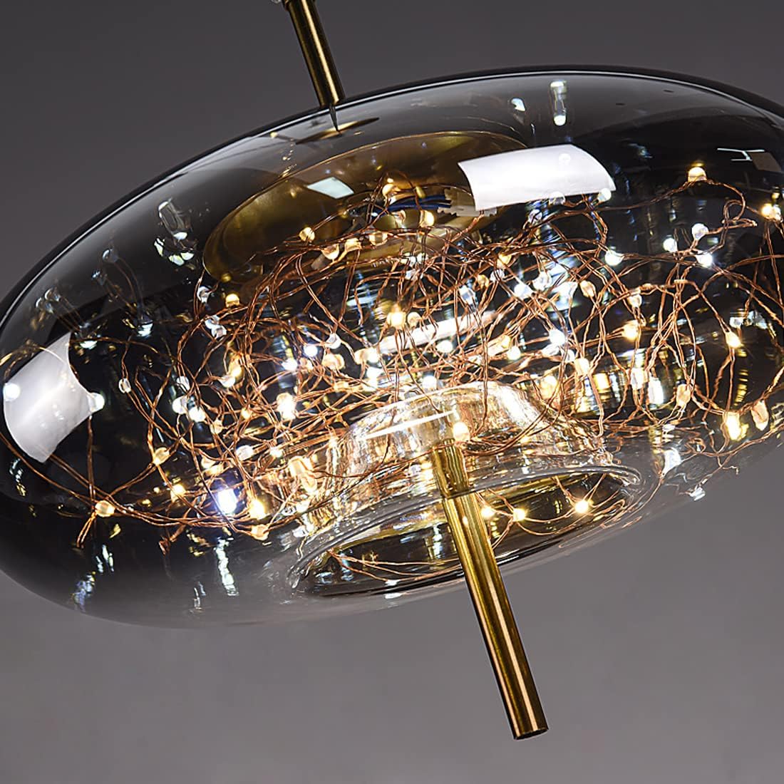 CORAL TREE LED Lamp Pendant Lamp Crystal Lampshade Pendant Light Art Decorating Modern Dining Table Lamp Living Room Office Lighting Warm Light - Image 2