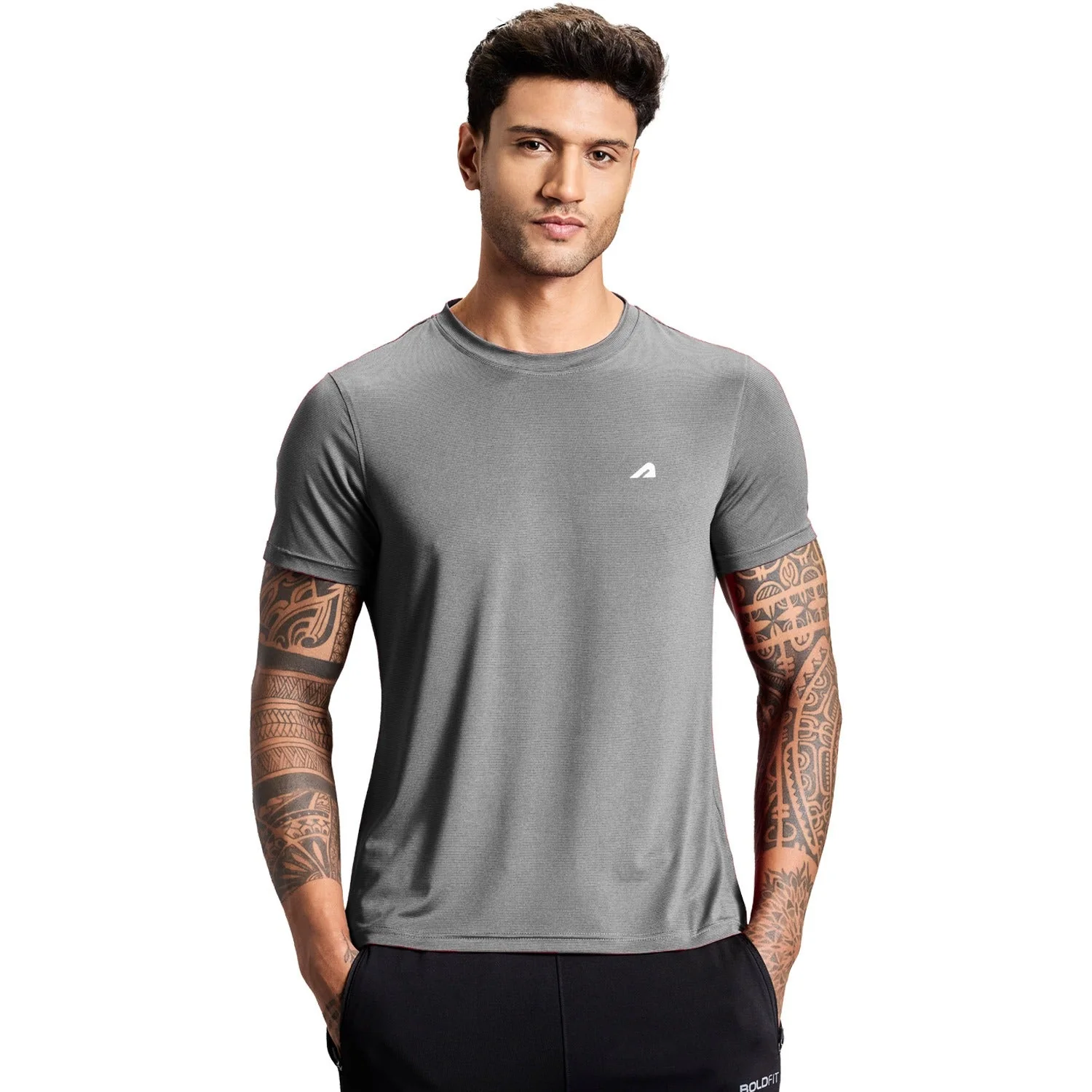 Core Tee Mens Active Tee - Grey - Image 9