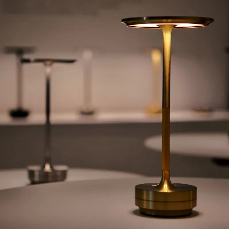 CosmicGlow: Rechargeable Super Premium Cordless LED Table Lamp, Heavy Metal Portable Lamp with Touch Sensor, Stepless Dimming & for Bedroom, Nightstand & Café Ambience - Image 6