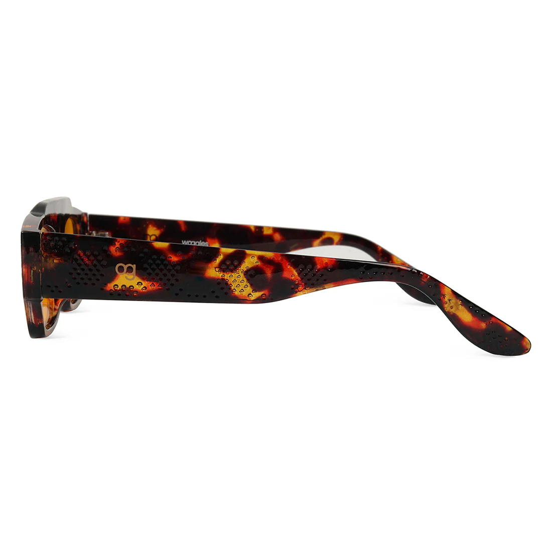 Cosmos orange Rectangle Sunglasses - Image 5
