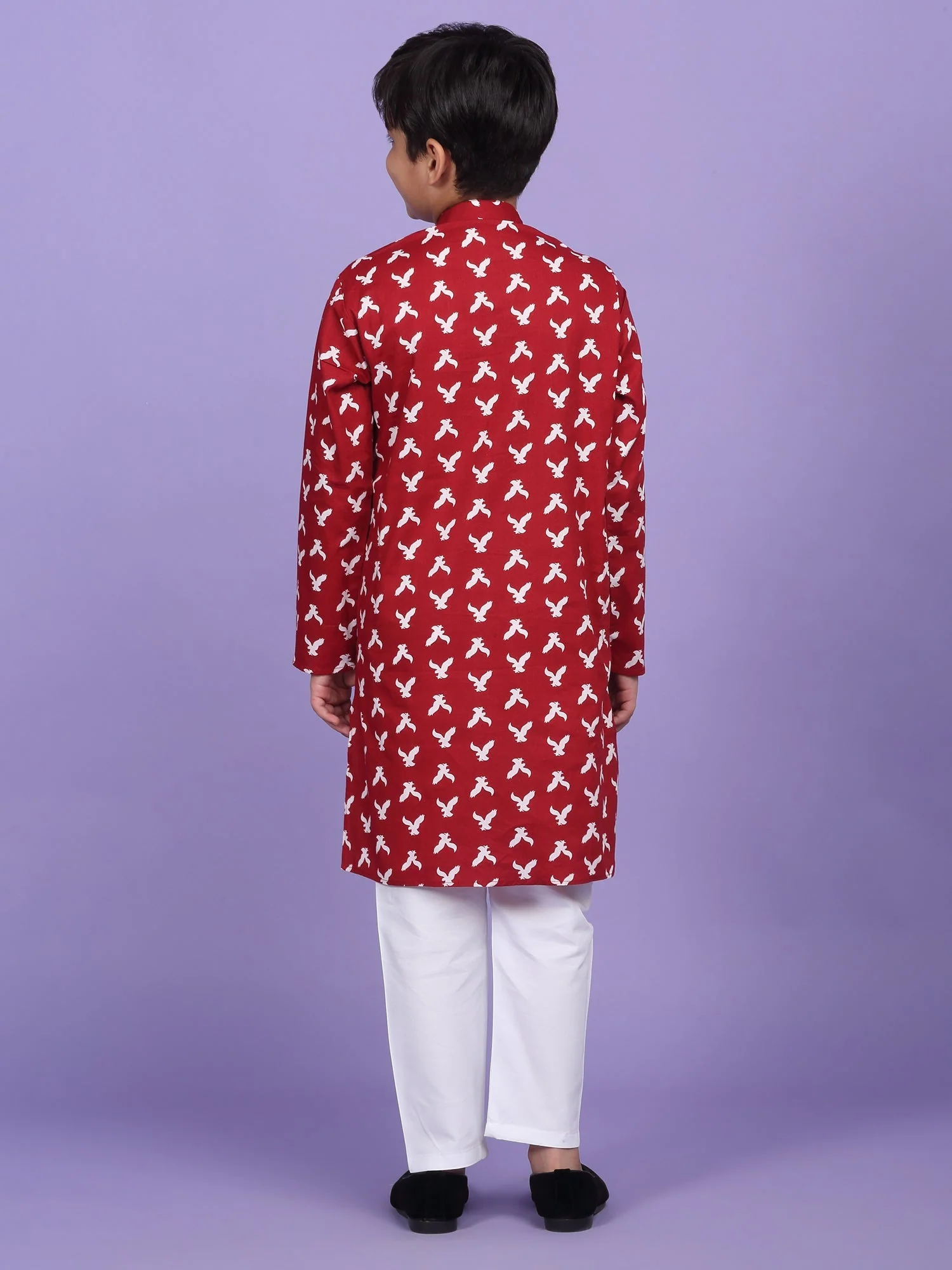 Cotton Blend Abstract Printed Kurta - Image 10