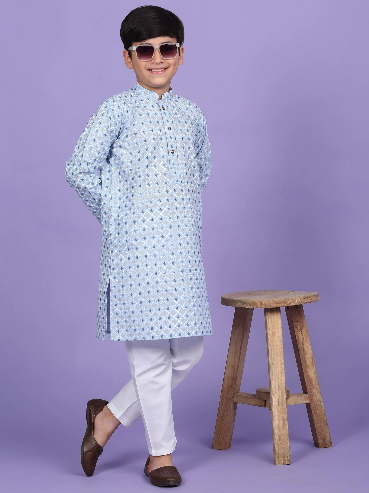 Cotton Blend Floral Printed Kurta - Image 54
