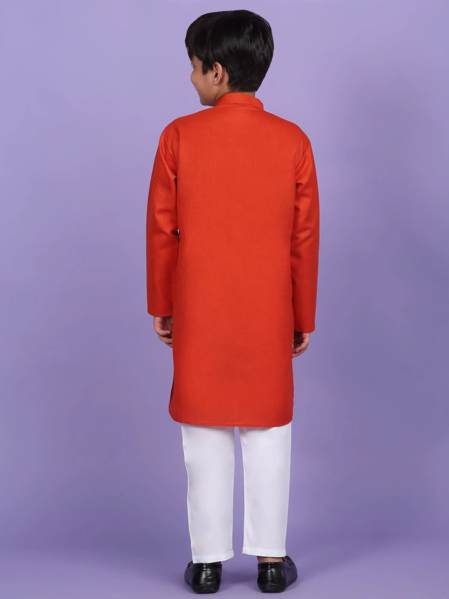 Cotton Blend Solid Kurta Set - Image 22