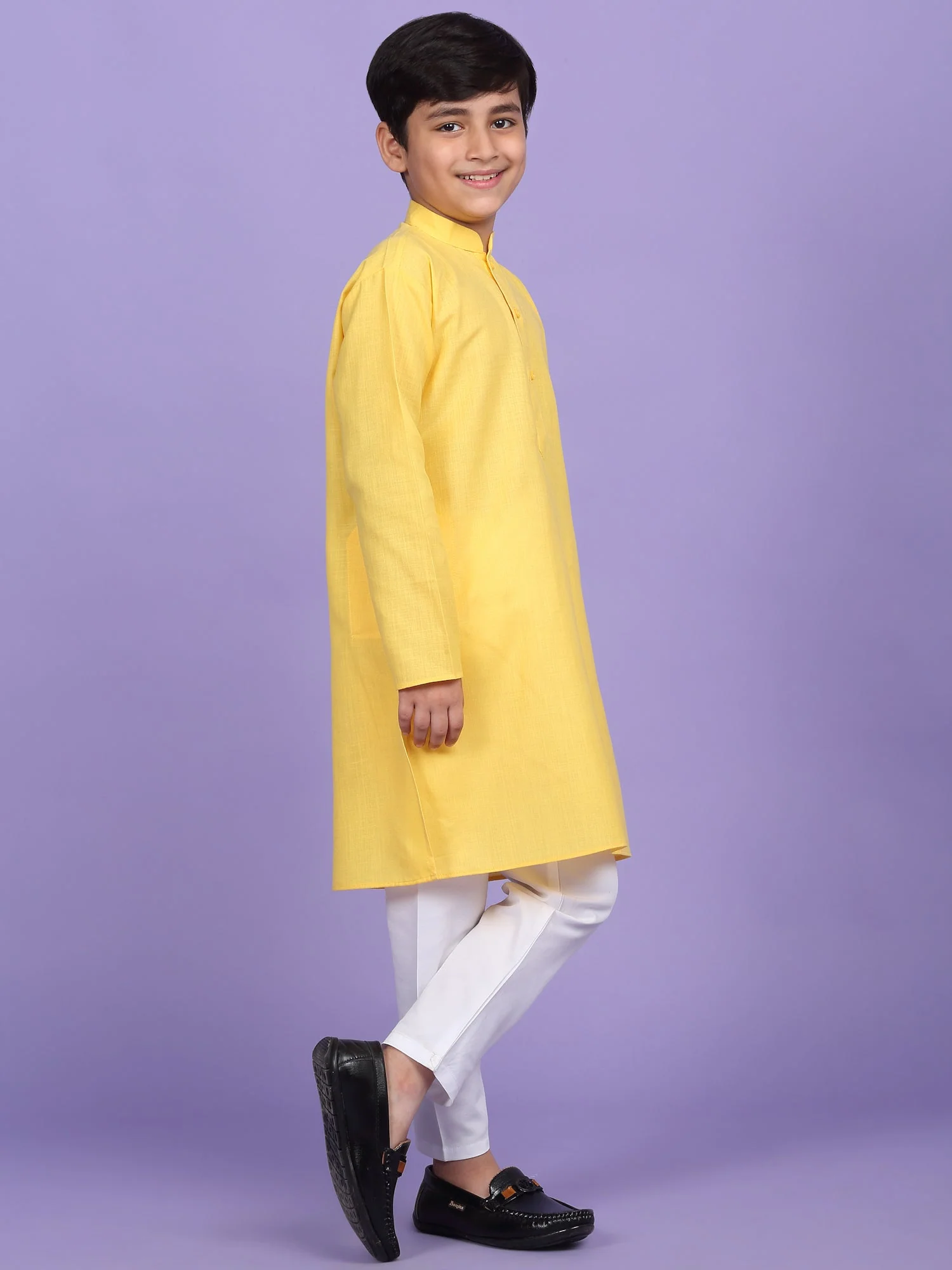 Cotton Blend Solid Kurta Set - Image 35