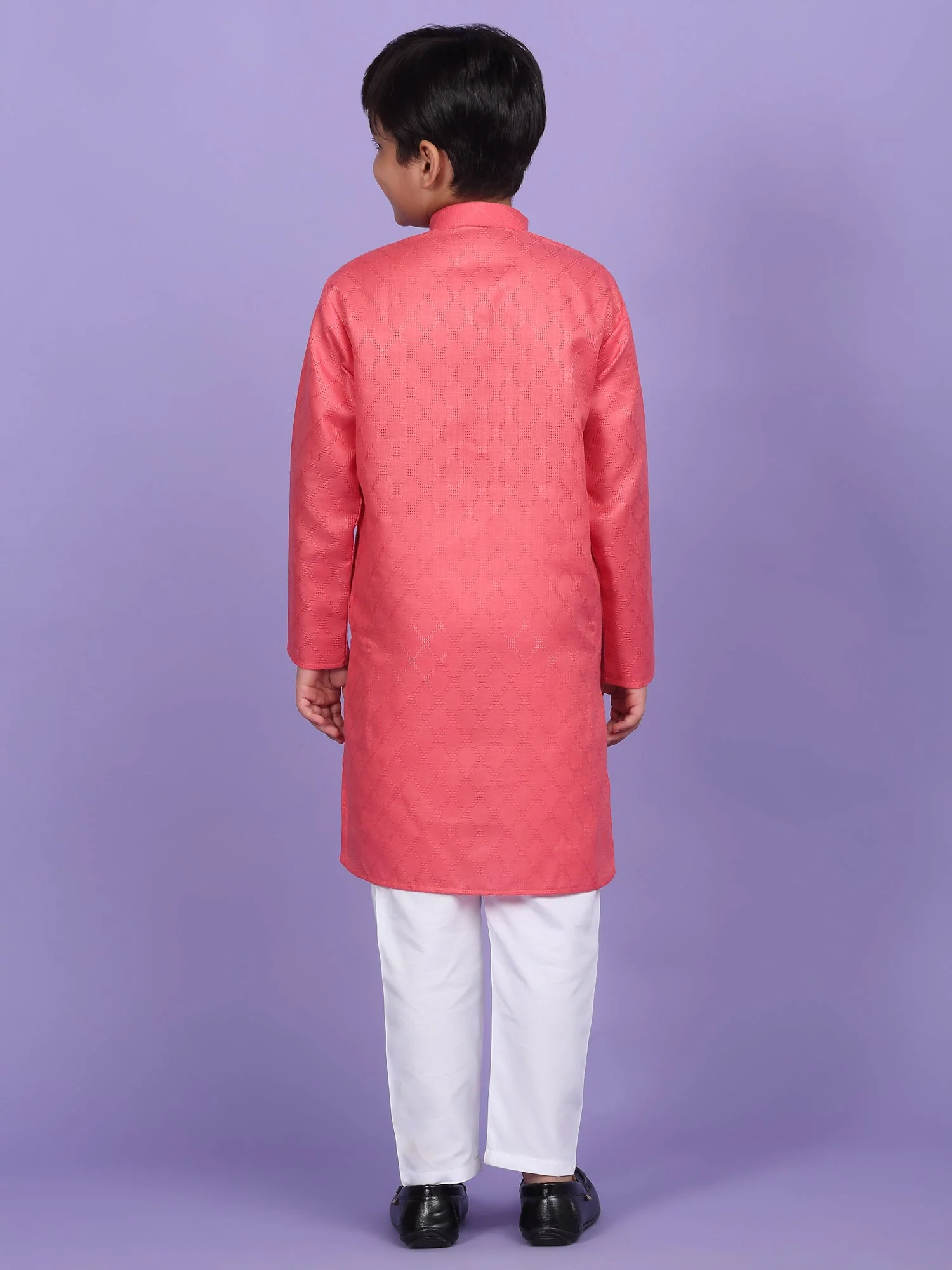 Cotton Blend Woven Design Kurta - Image 30