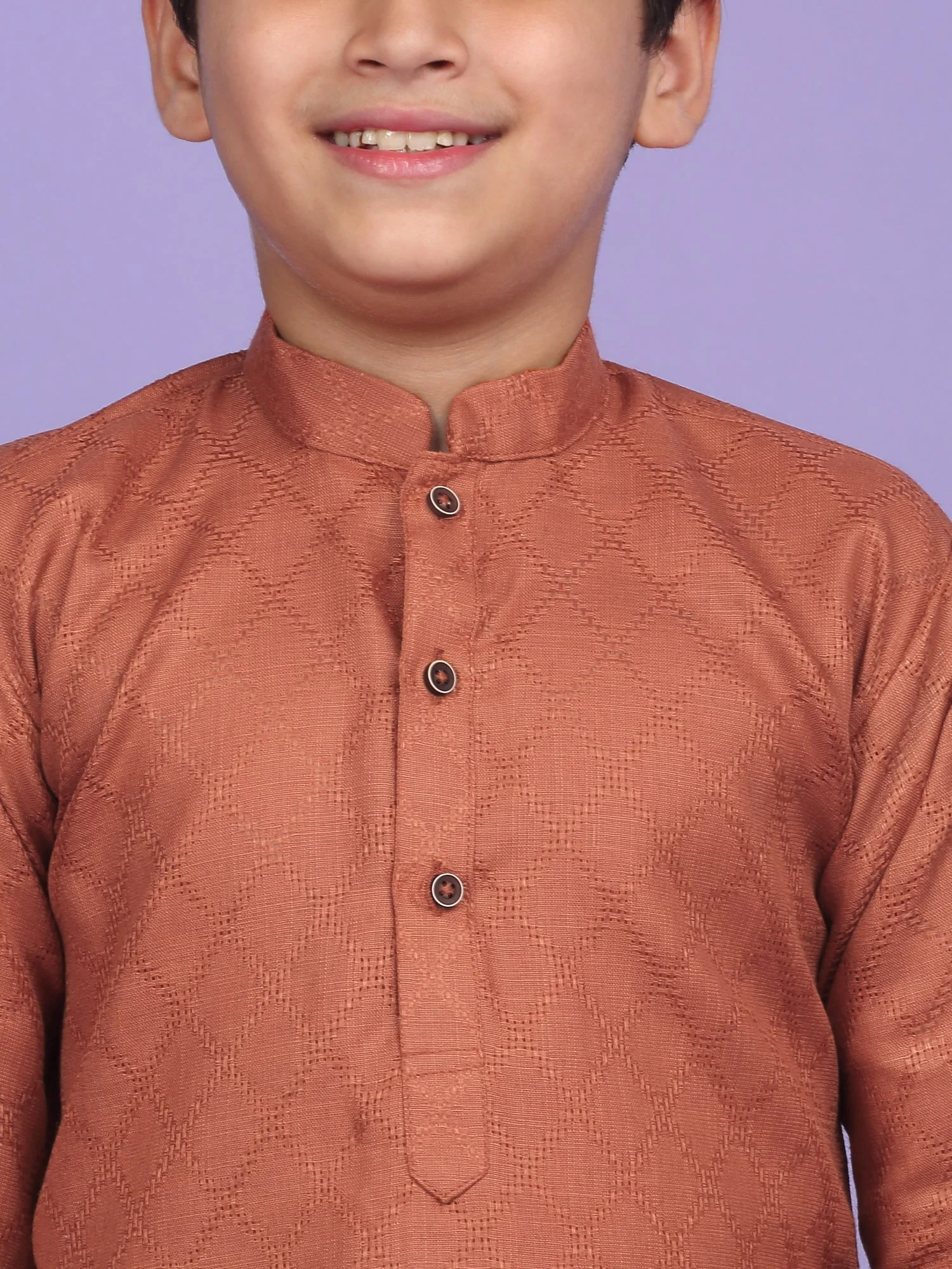 Cotton Blend Woven Design Kurta - Image 35