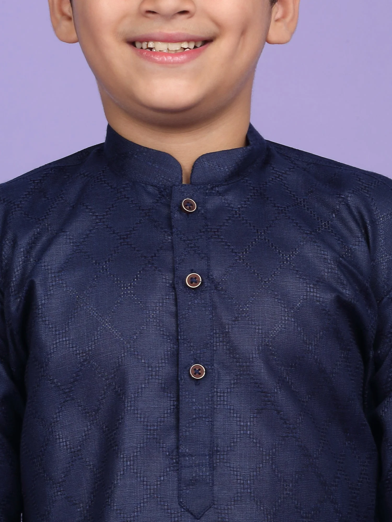 Cotton Blend Woven Design Kurta Set - Image 33
