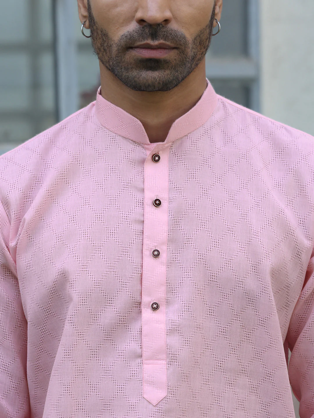 Cotton blend Woven self Desing Kurta - Image 38