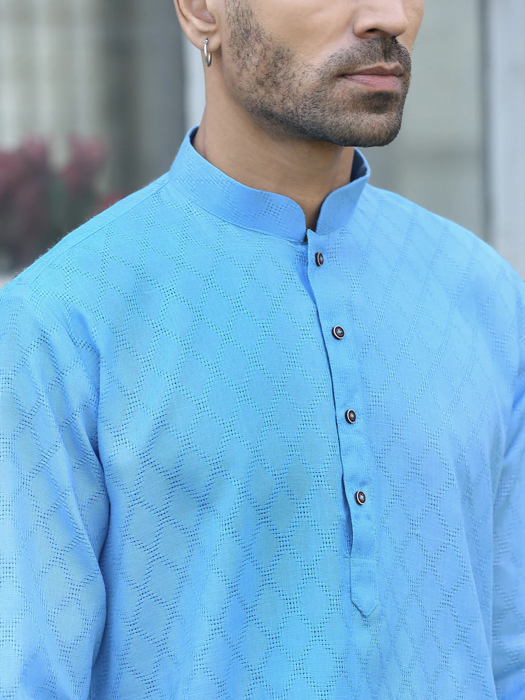 Cotton blend Woven self Desing Kurta - Image 53