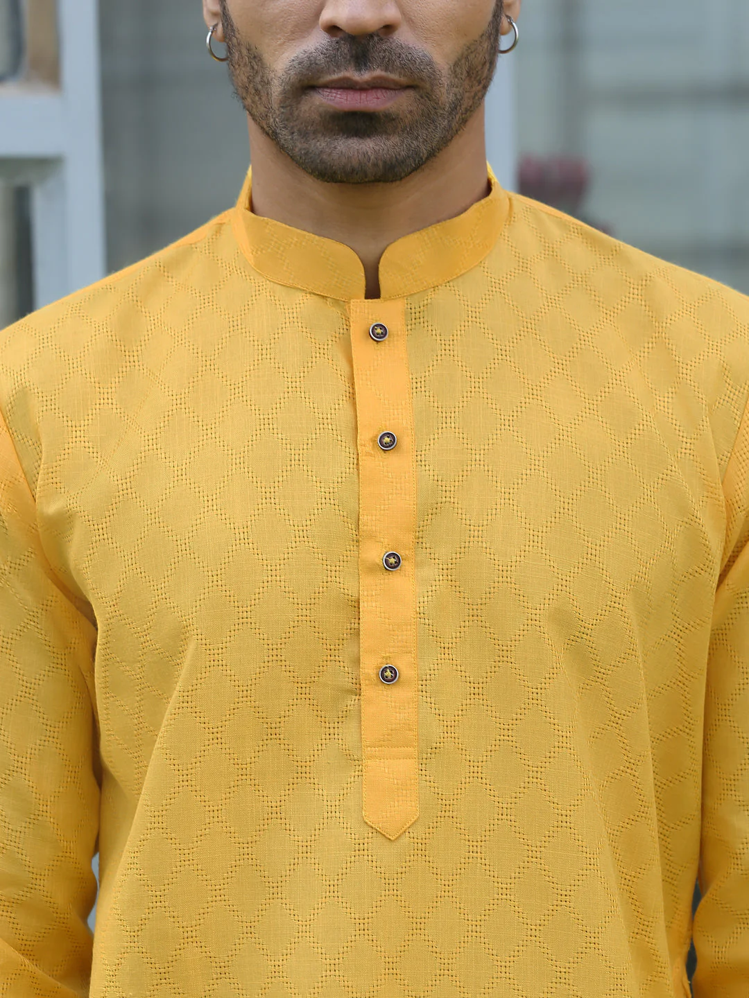 Cotton blend Woven self Desing Kurta - Image 63