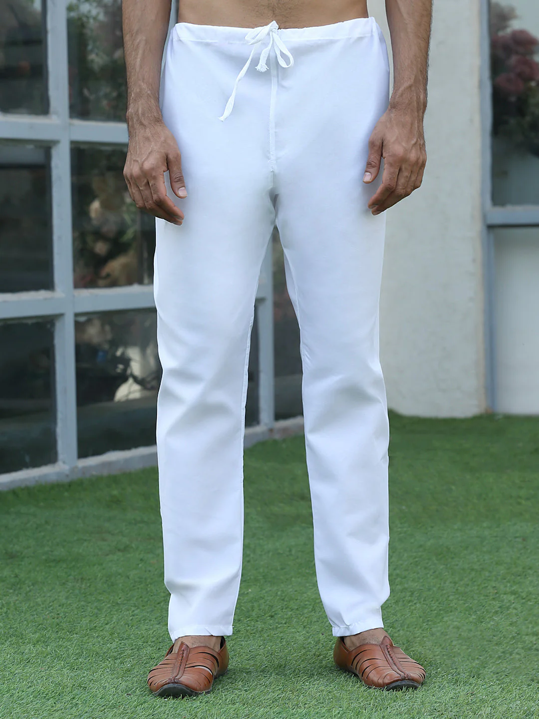 Cotton blend Woven self Desing Kurta Pyjama Set - Image 33