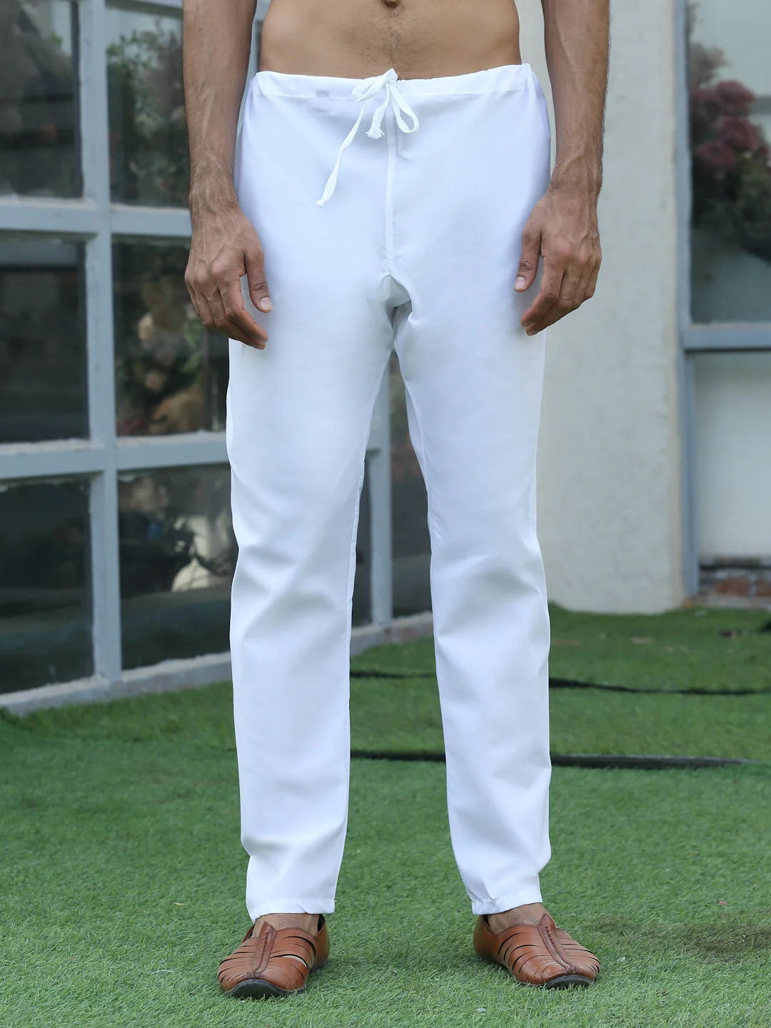 Cotton blend Woven self Desing Kurta Pyjama Set - Image 48