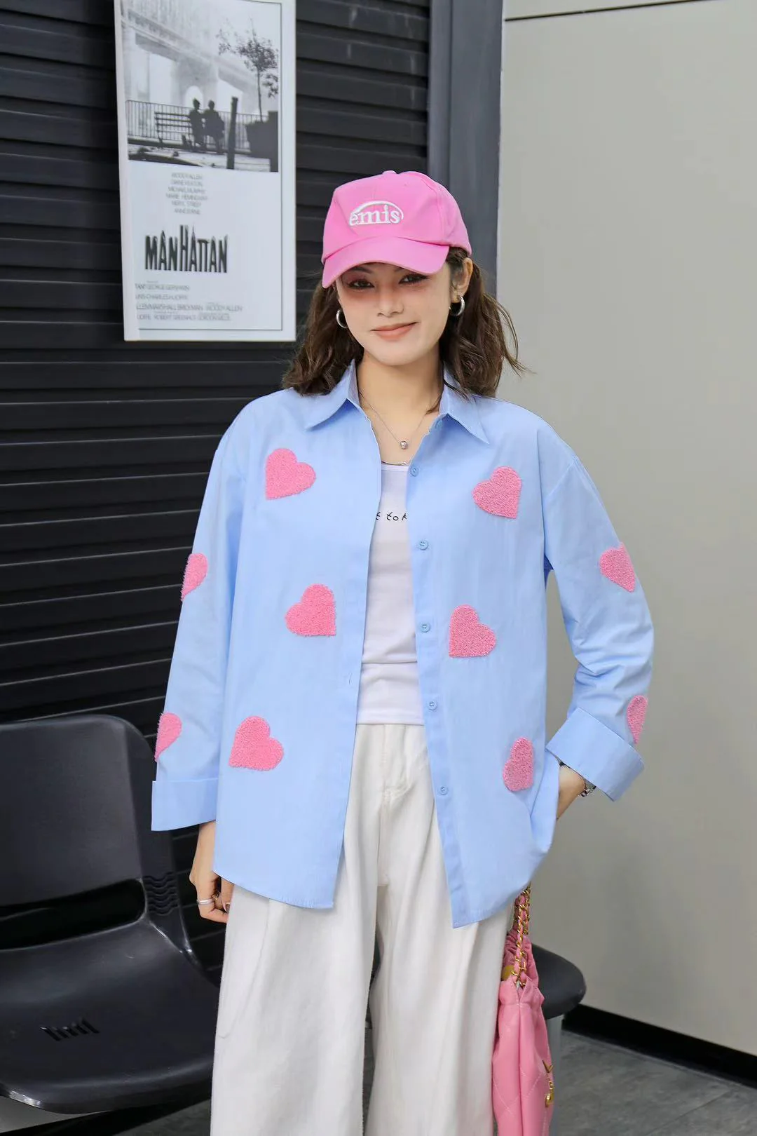 Cotton heart Oversized Shirts - Image 16