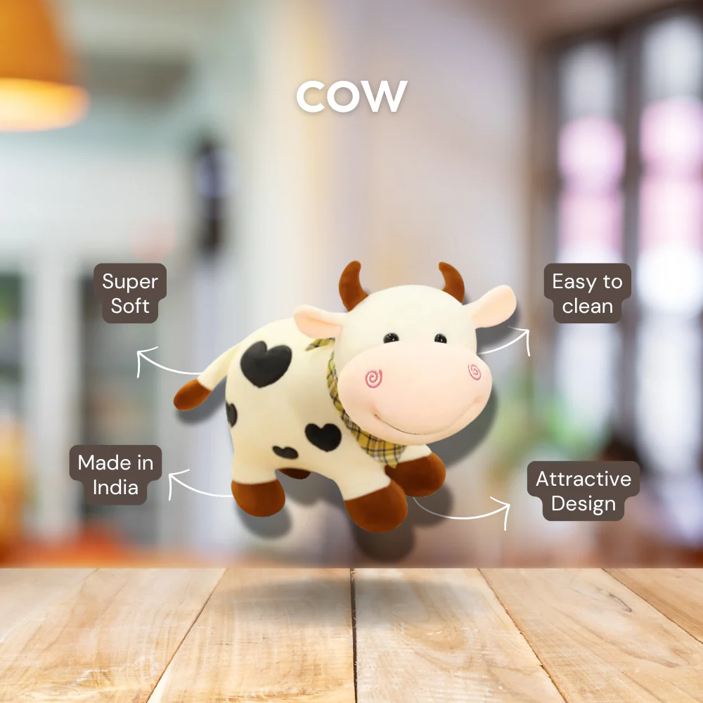 Cow Soft Toy for kids - Image 3