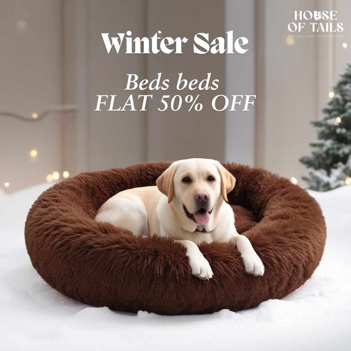 Cozy Comfort Bed – All-Season Comfort for Dogs & Cats
