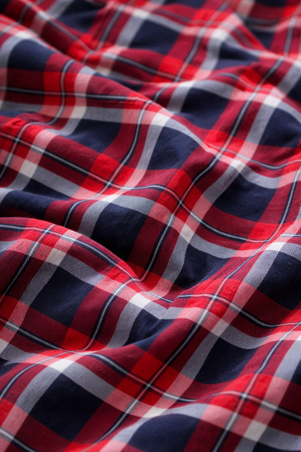 Crazybee <> Cotton SHIRTS - Red Blue checks Shirt - Image 3