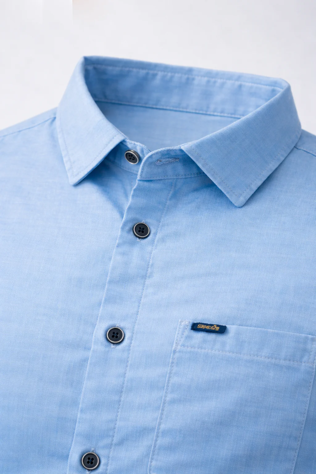 Crazybee <> Shirt Plain Sky Blue - Image 2