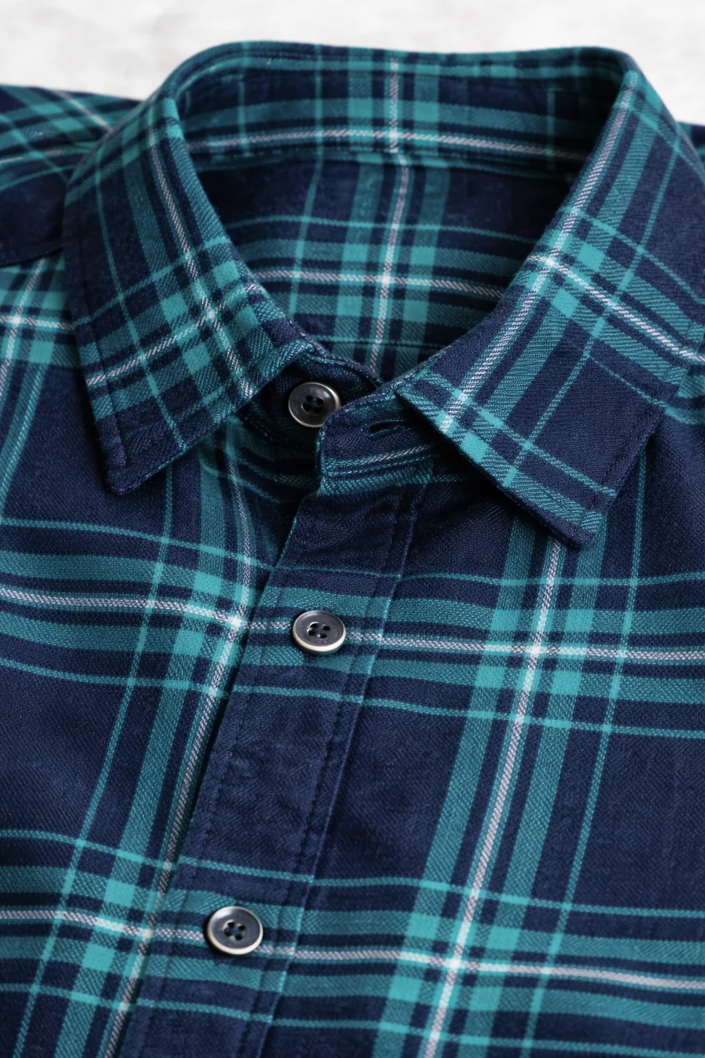 CRAZYBEE <> SHIRTS Blue/Green Checks - Image 3