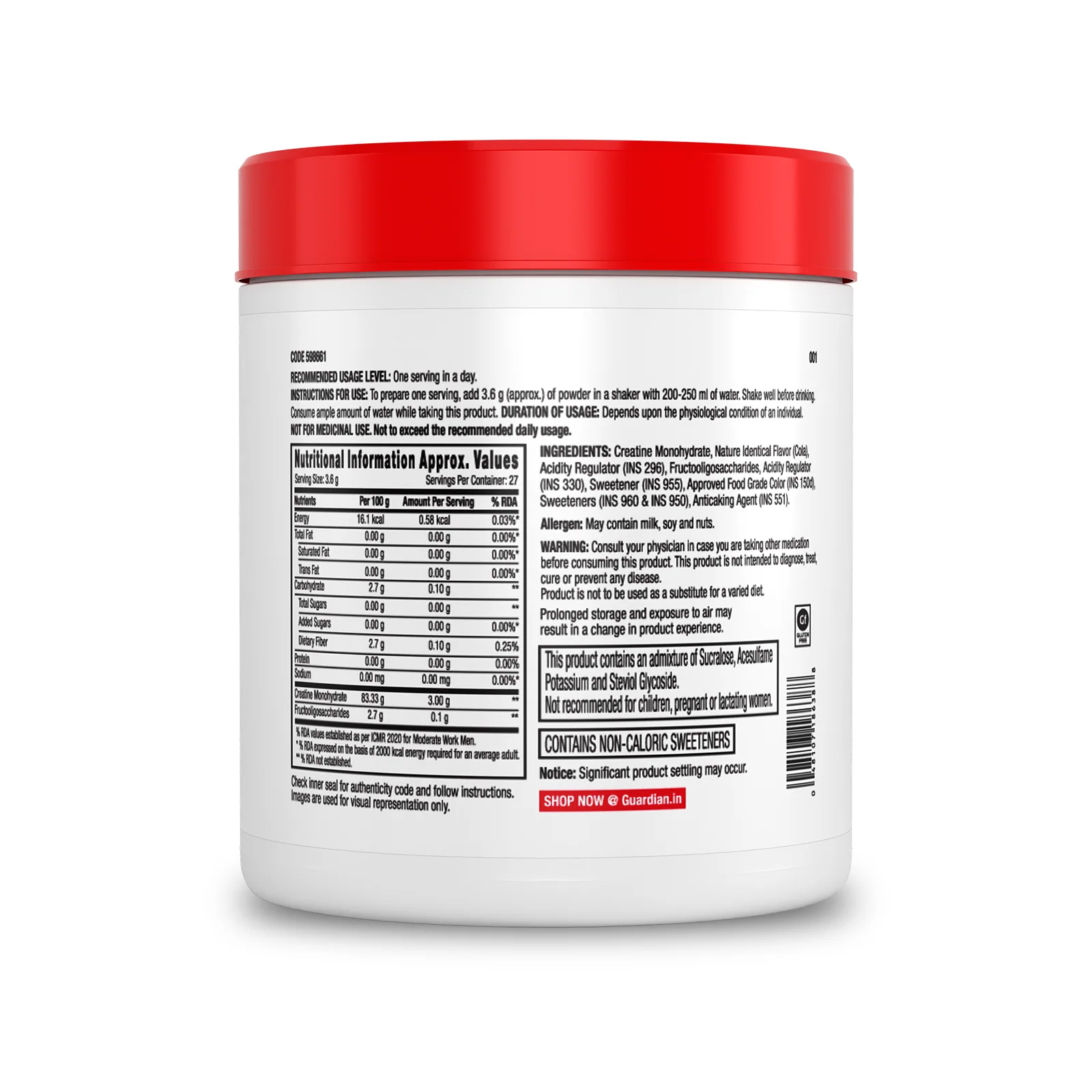 Creatine Monohydrate Cola 100g - Image 11