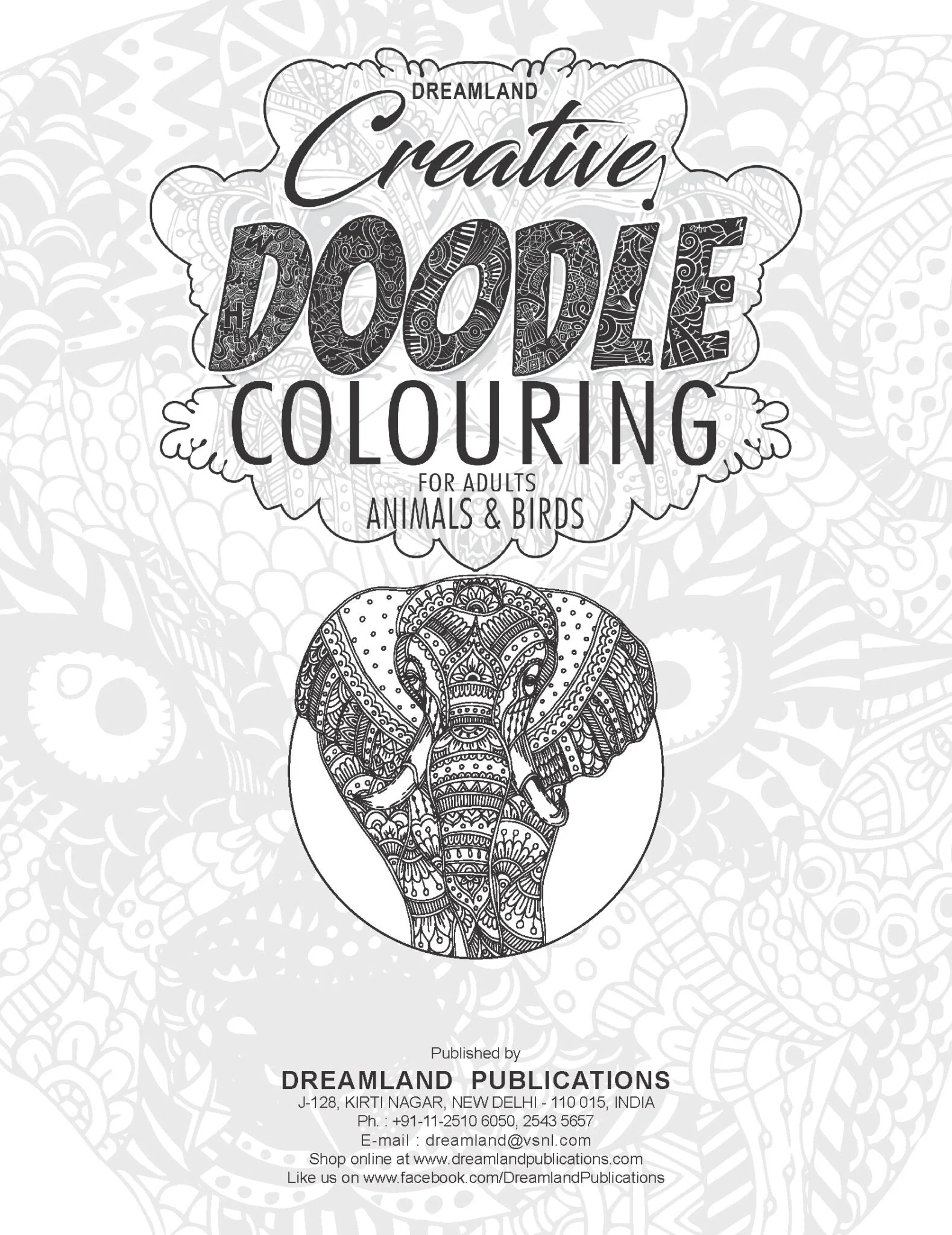 Creative Doodle Colouring - Animals & Birds - Image 2