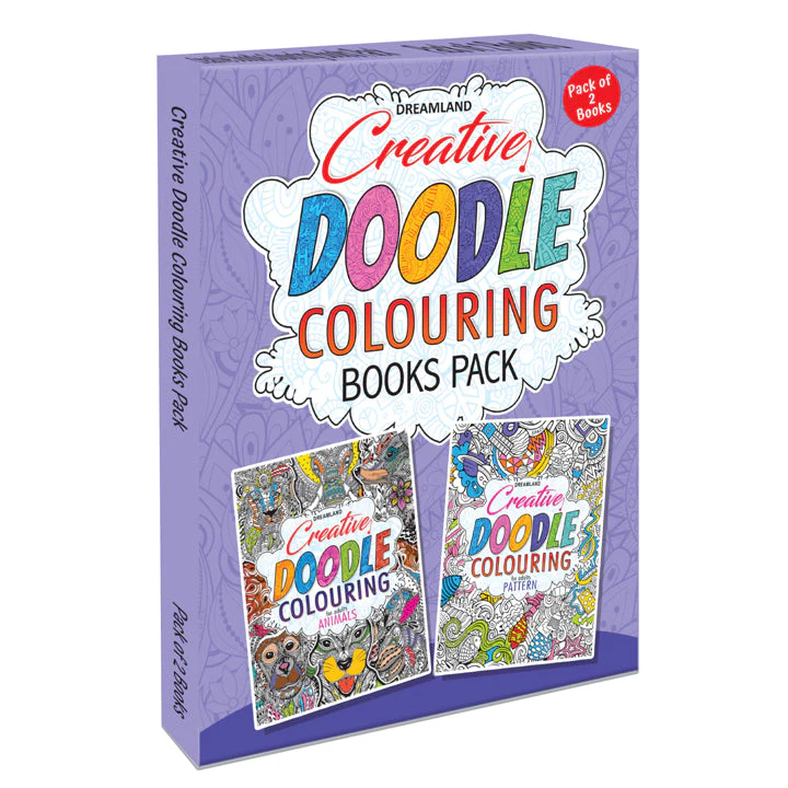 Creative Doodle Colouring Books - (2 Titles) - Image 3