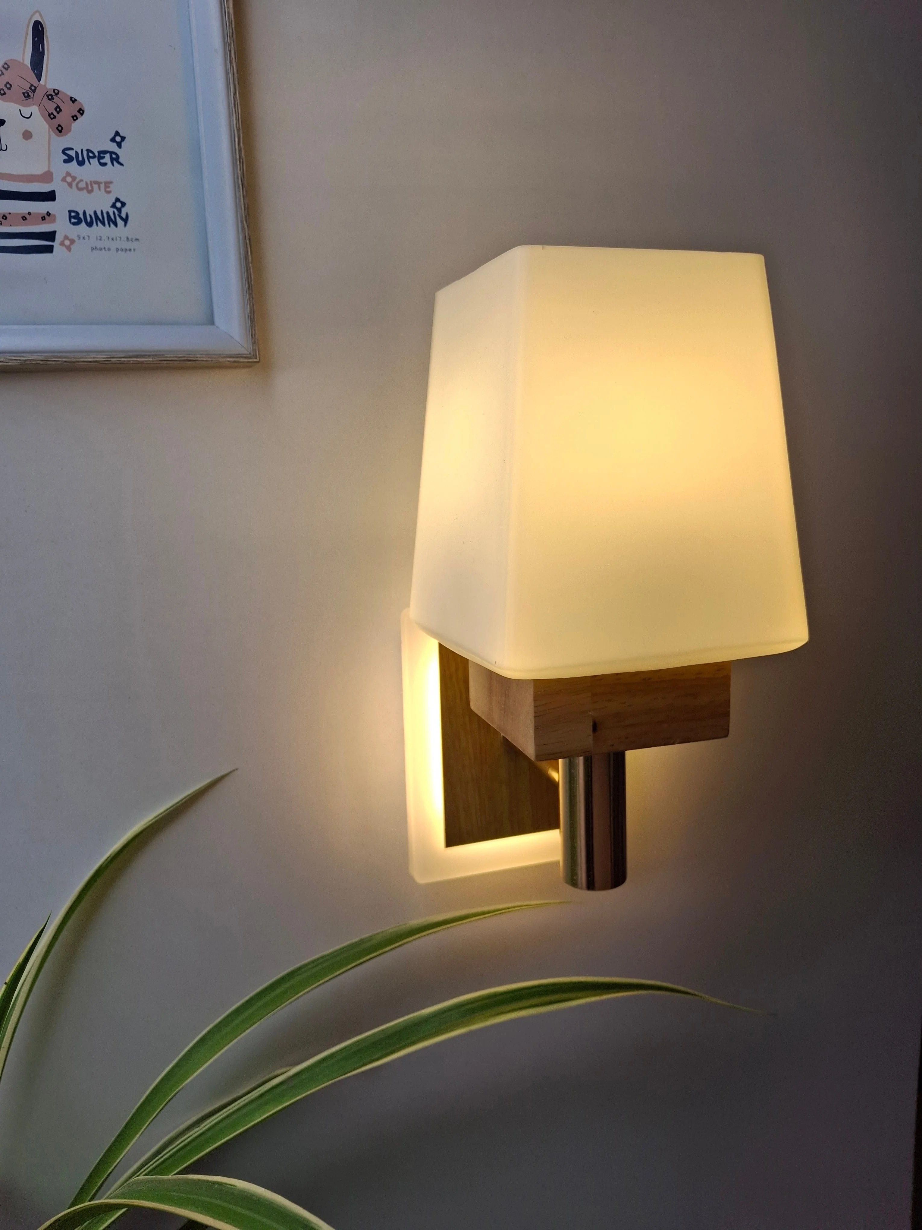 Creative Wood Wall Lantern Modern Simple Wall Light - Image 2