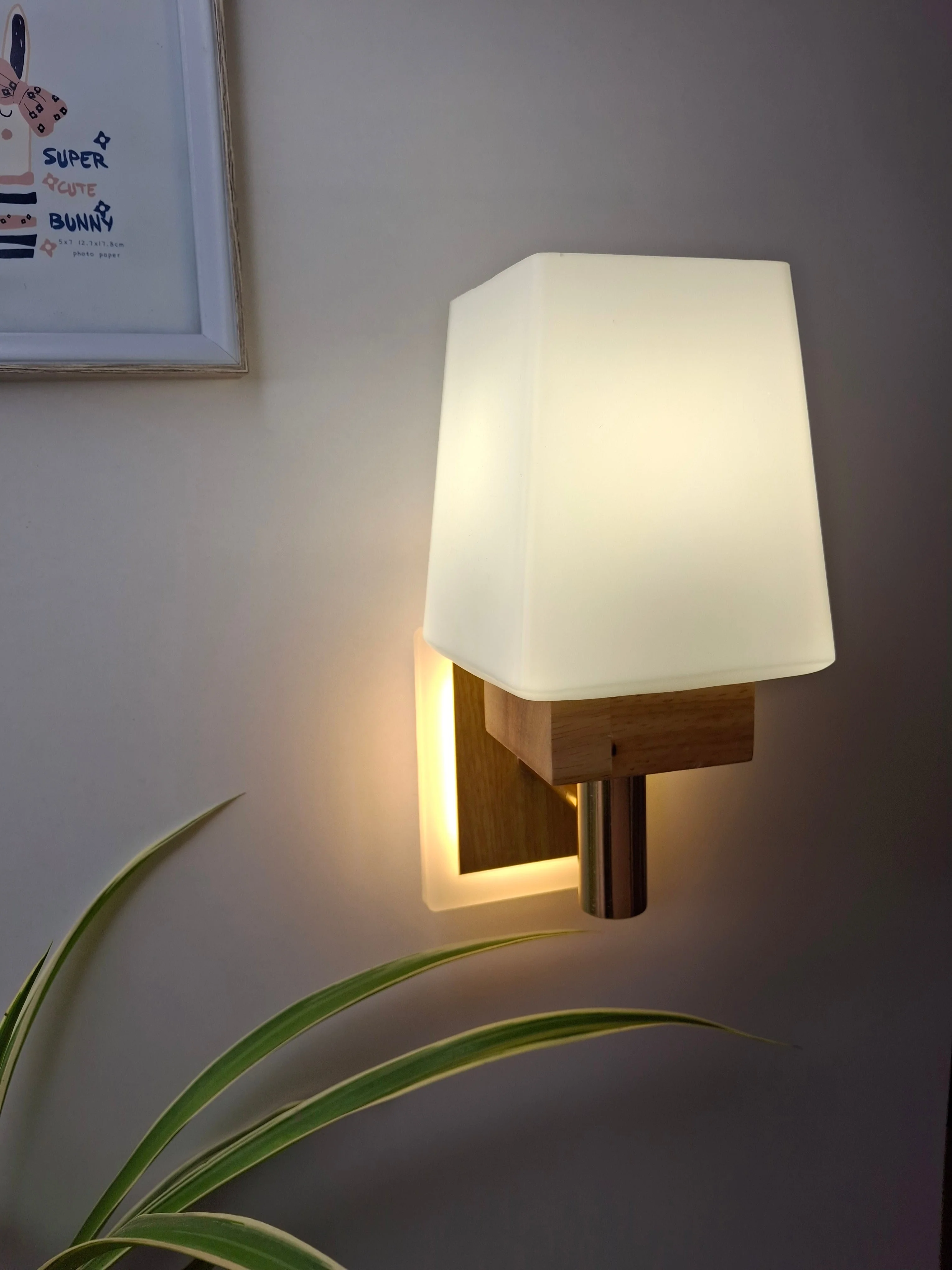 Creative Wood Wall Lantern Modern Simple Wall Light - Image 3