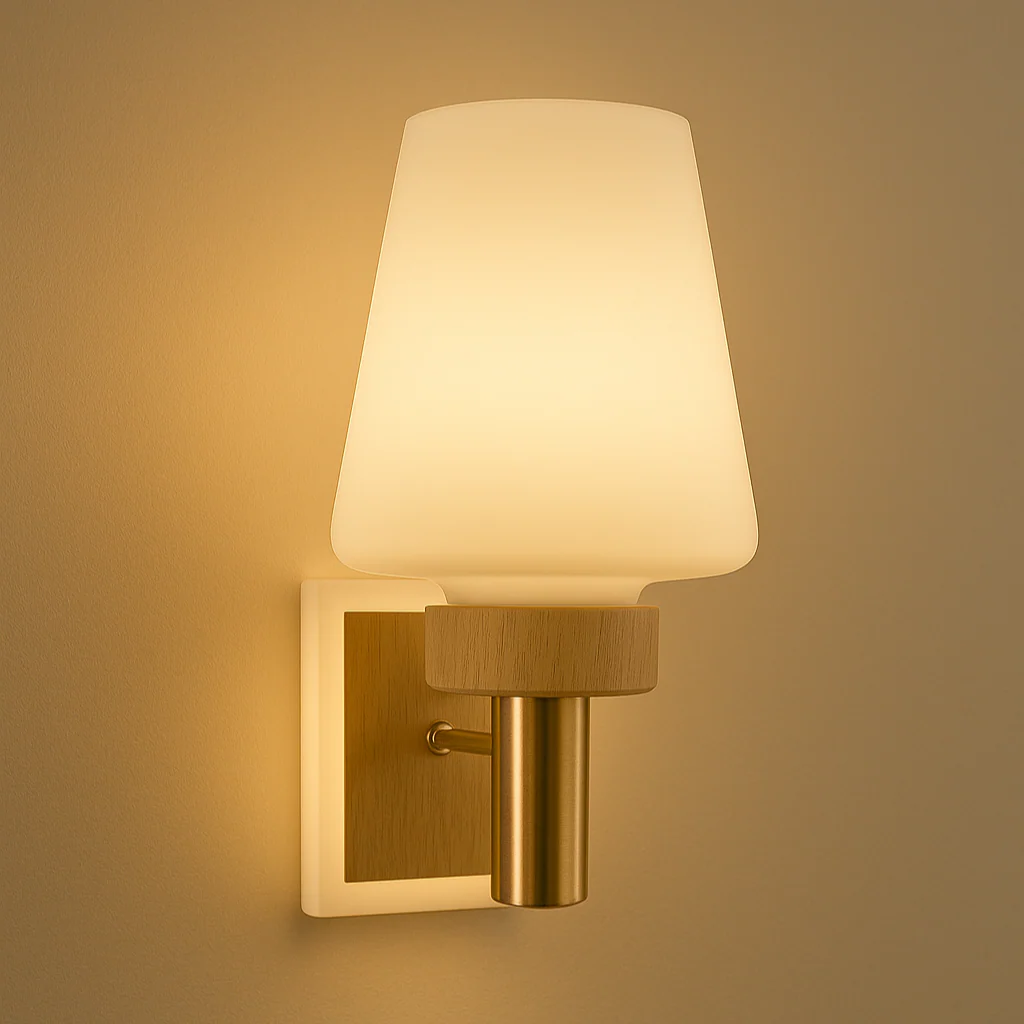 Creative Wood Wall Lantern Modern Simple Wall Light Style 2 - Image 4