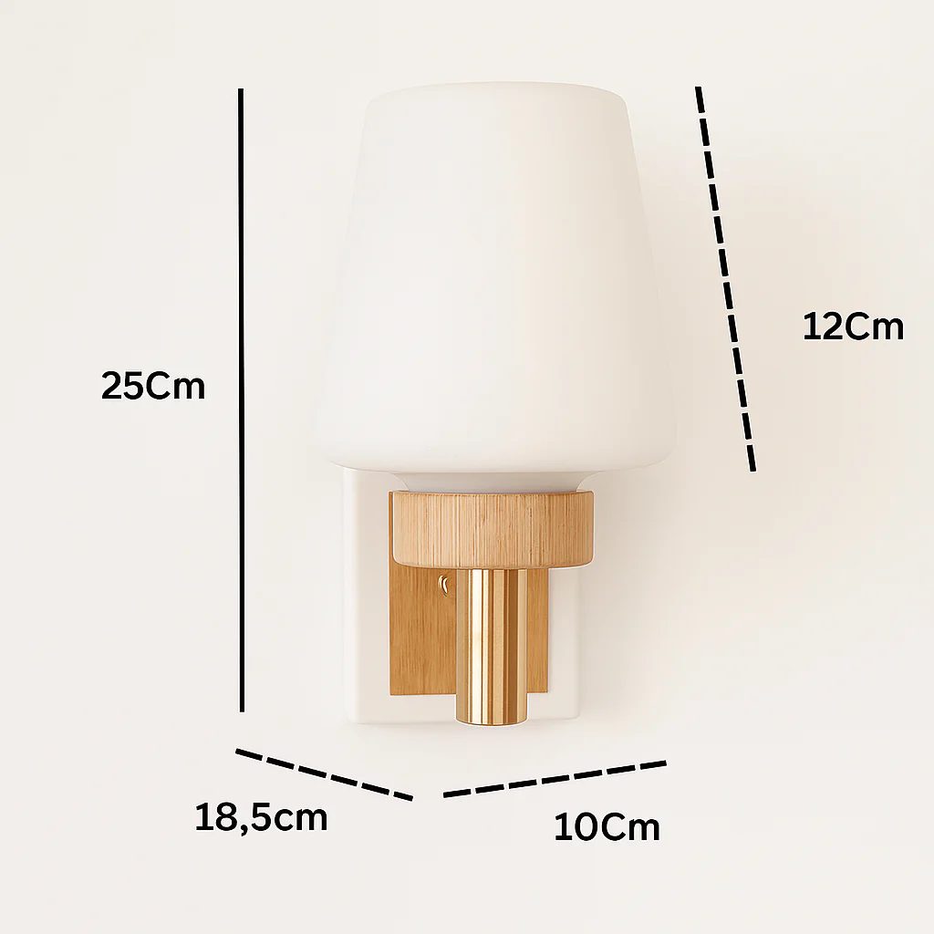 Creative Wood Wall Lantern Modern Simple Wall Light Style 2 - Image 5