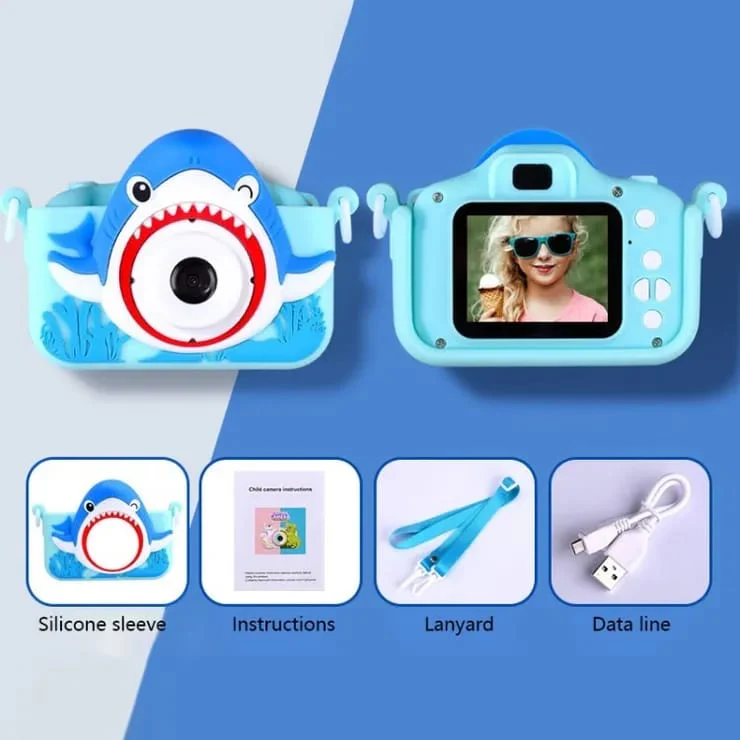 Creatures Capture: Shark -Themed Electronic Camera for Kids with Selfie Camera - Image 3