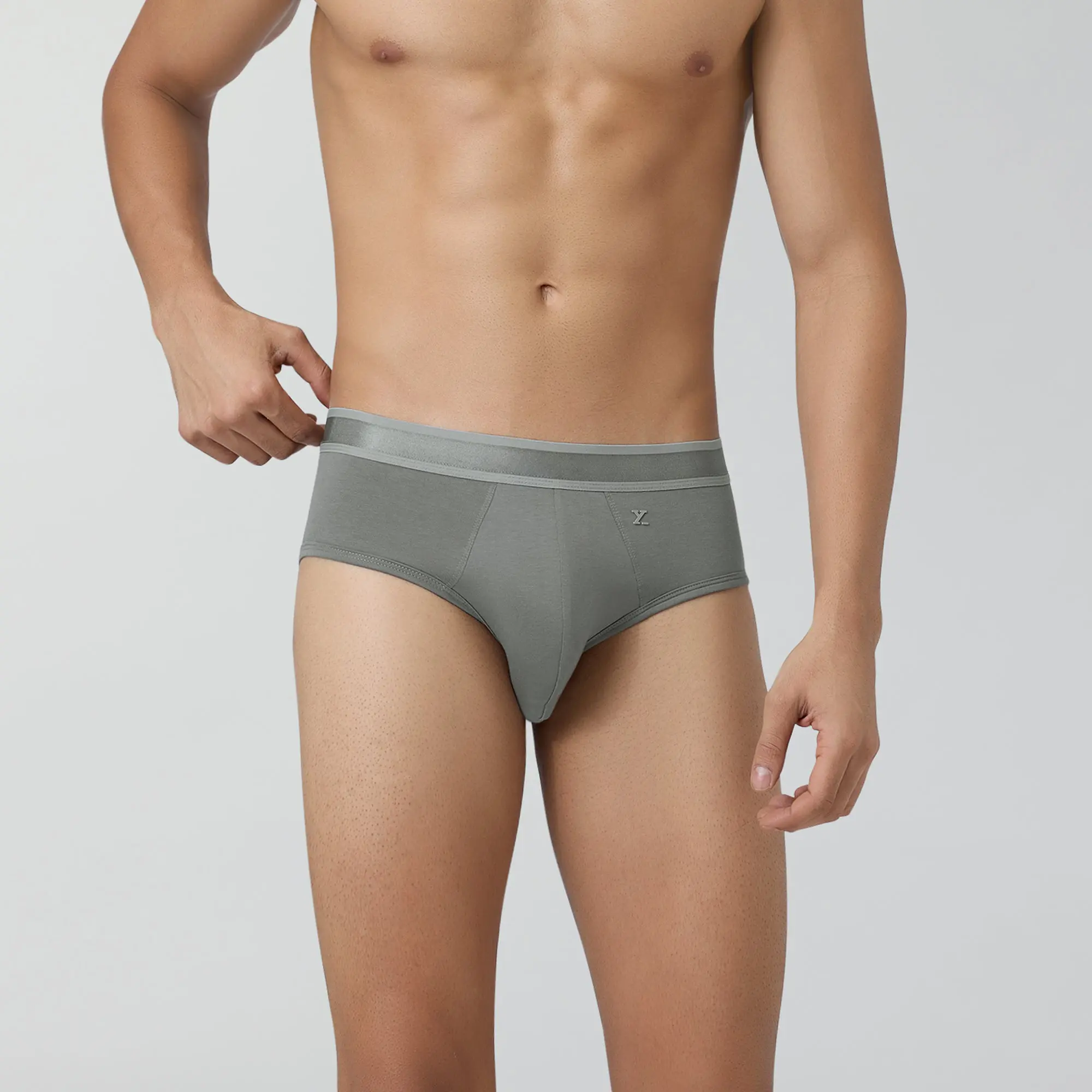 Crest Supima Modal Briefs Opal Grey - Image 2