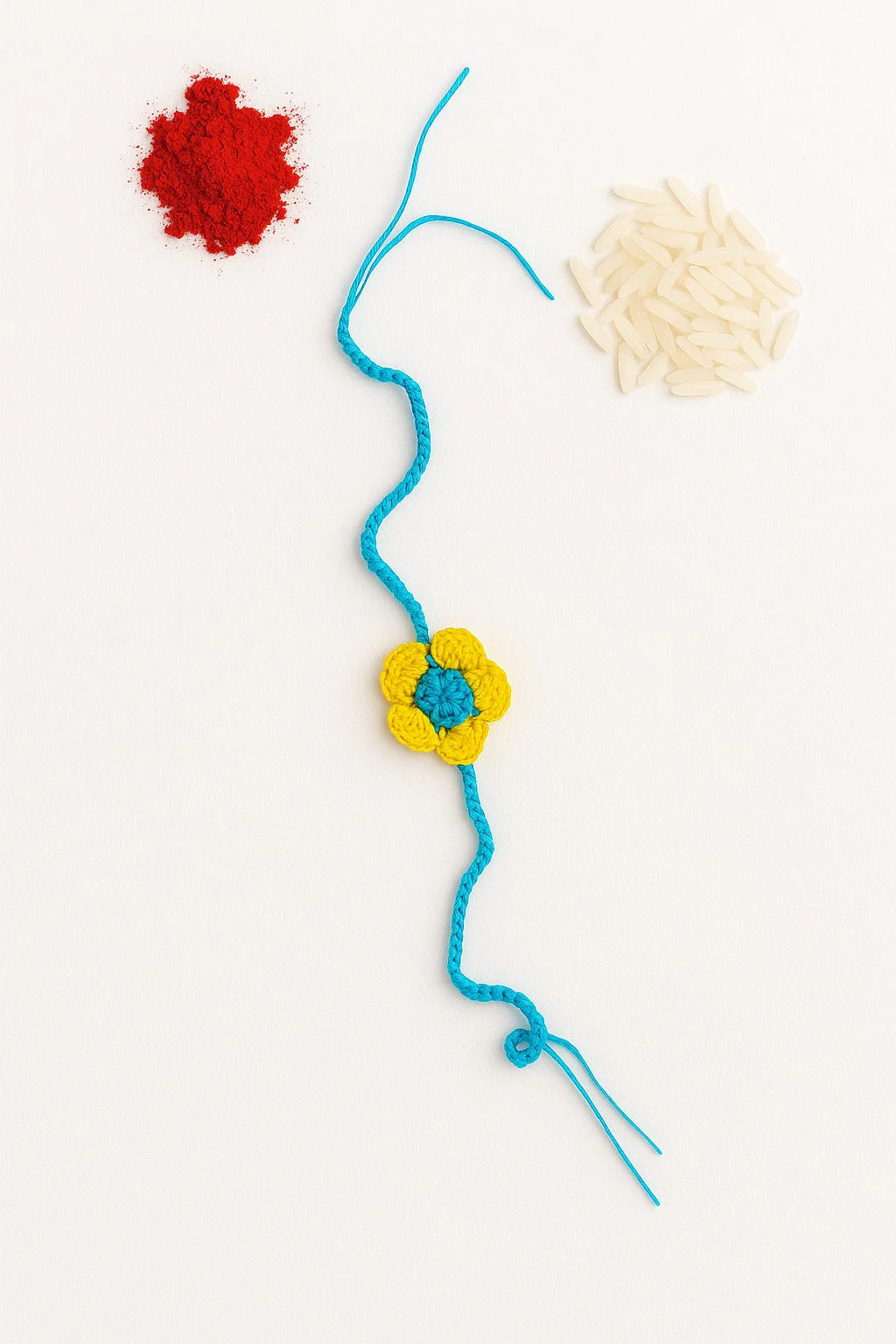 🧵 Crochet Rakhi – Handmade Thread of Love & Tradition - Image 3