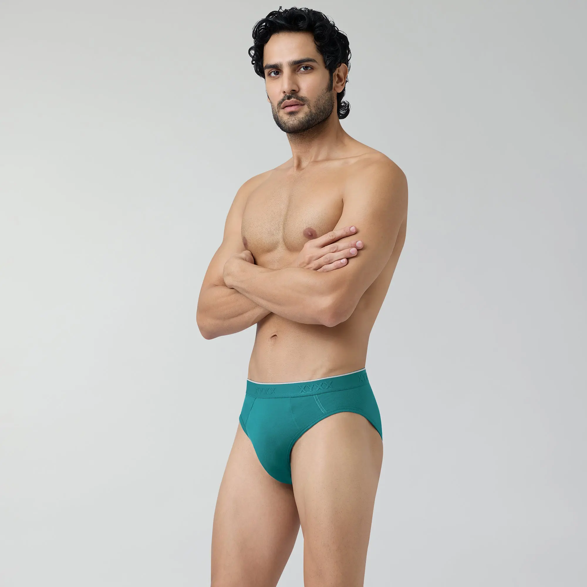 Crux Cotton Stretch Briefs Emerald Green - Image 2