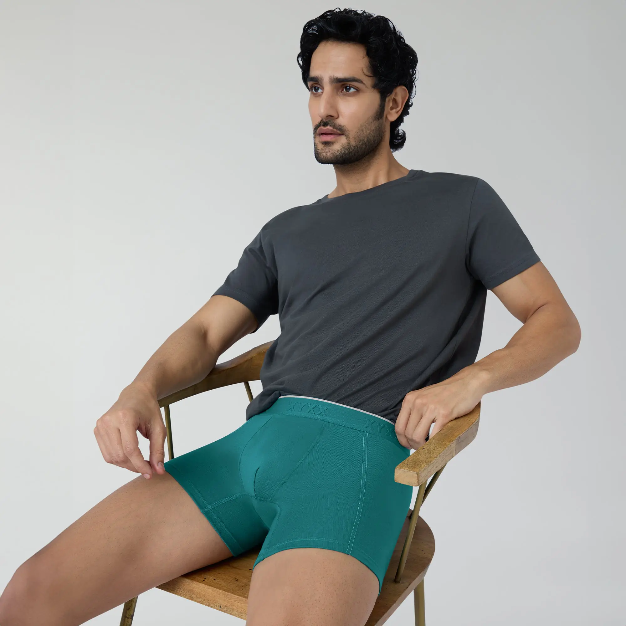 Crux Cotton Stretch Trunks Emerald Green - Image 5