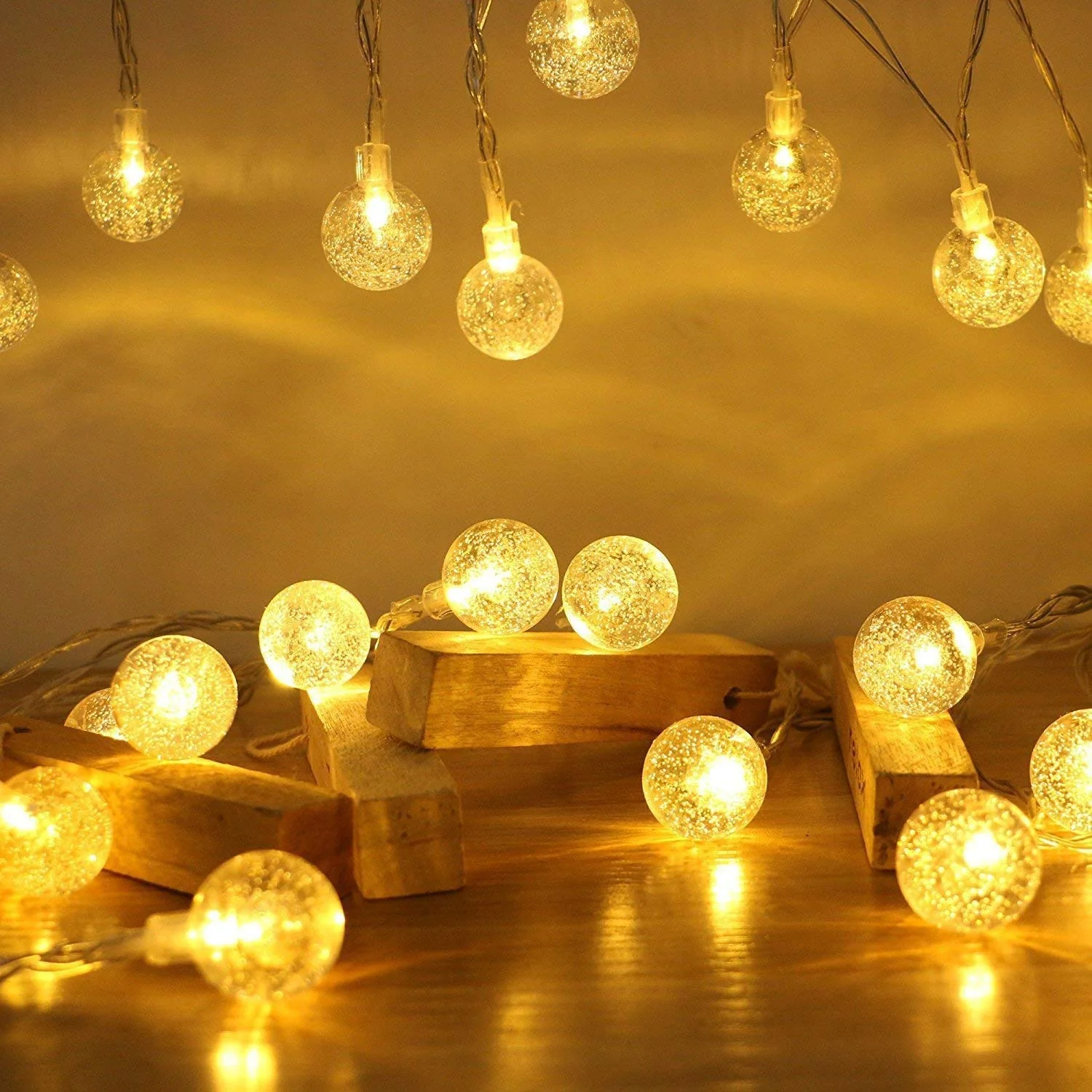 Crystal Ball Led Battery-Operated String Decorative Light