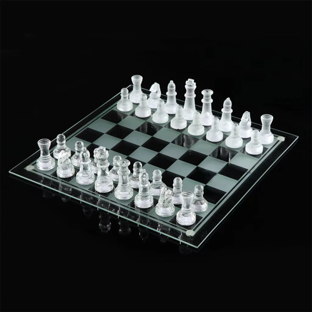 Crystal Glass Acrylic Chess Set Anti-Broken Chess For Gifts, Collectors 1pc - Image 2