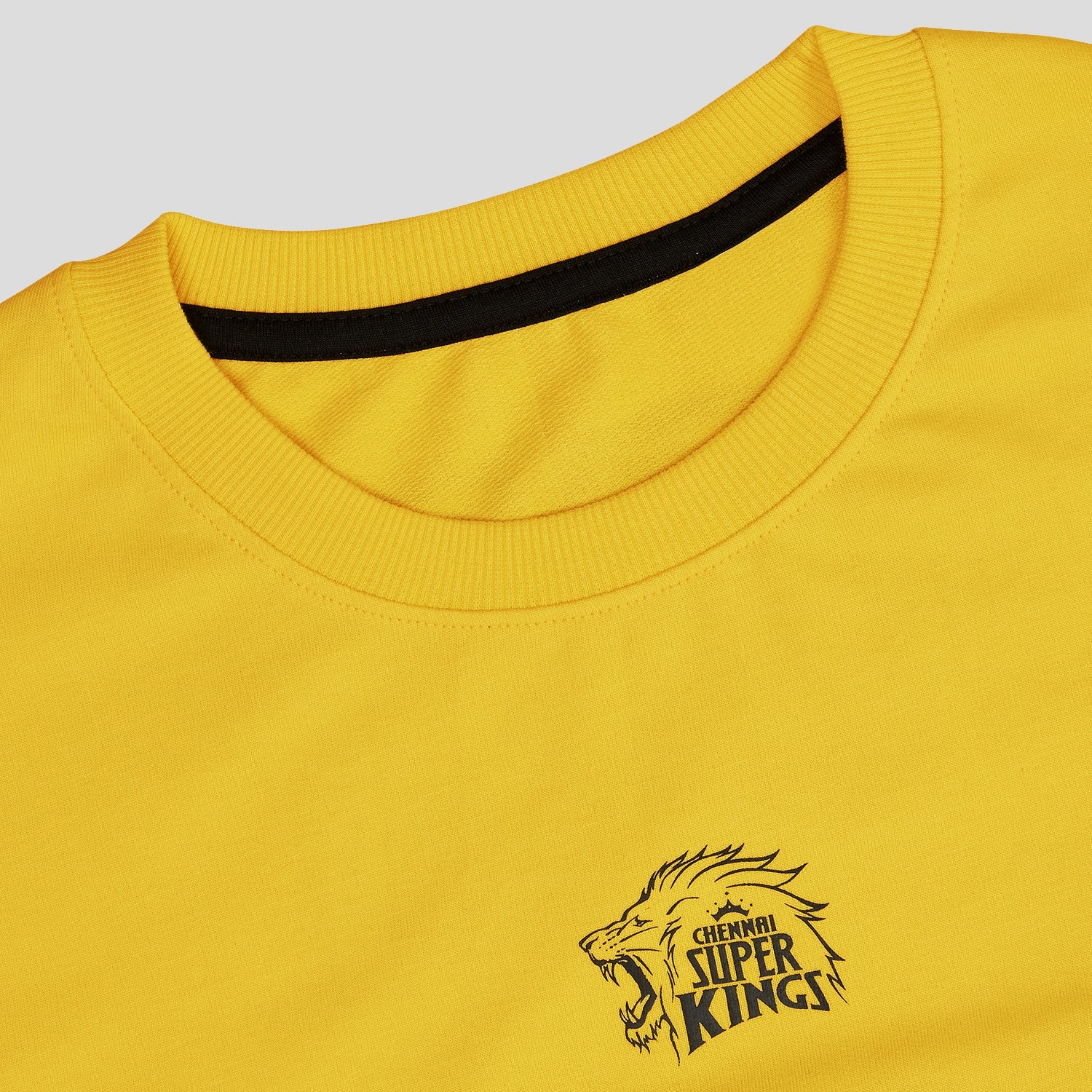 CSK X Boldfit Oversized Tee for Men - Yellow, Rutu31 - Image 7