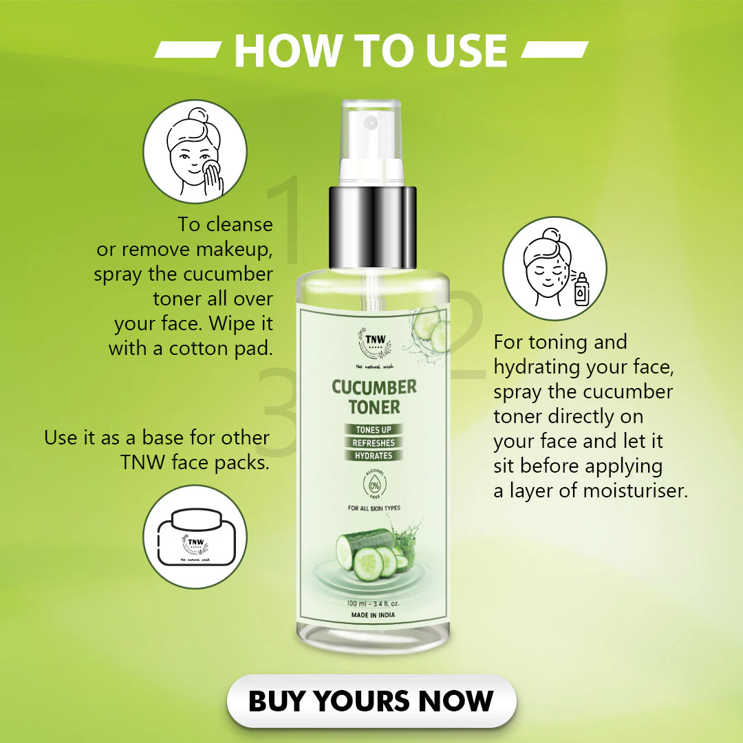 Cucumber Toner (Toner & Makeup Remover). - Image 4