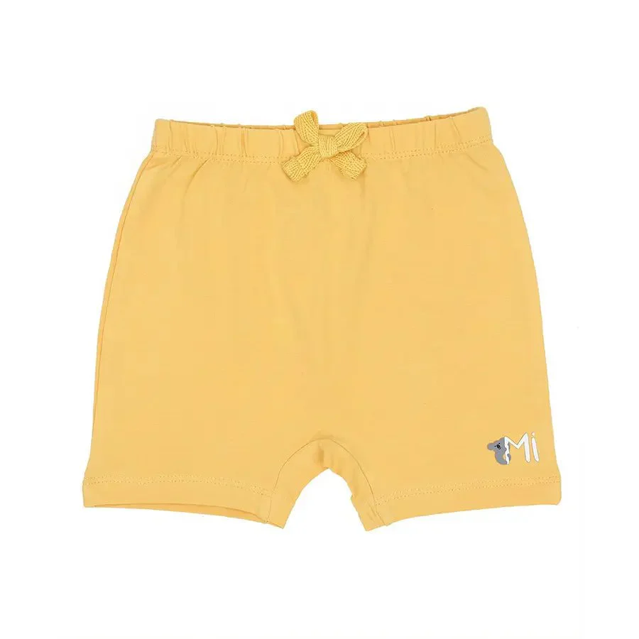 Cuddle Unisex Sky Spandex-Single Baby Jersey Shorts - Image 5