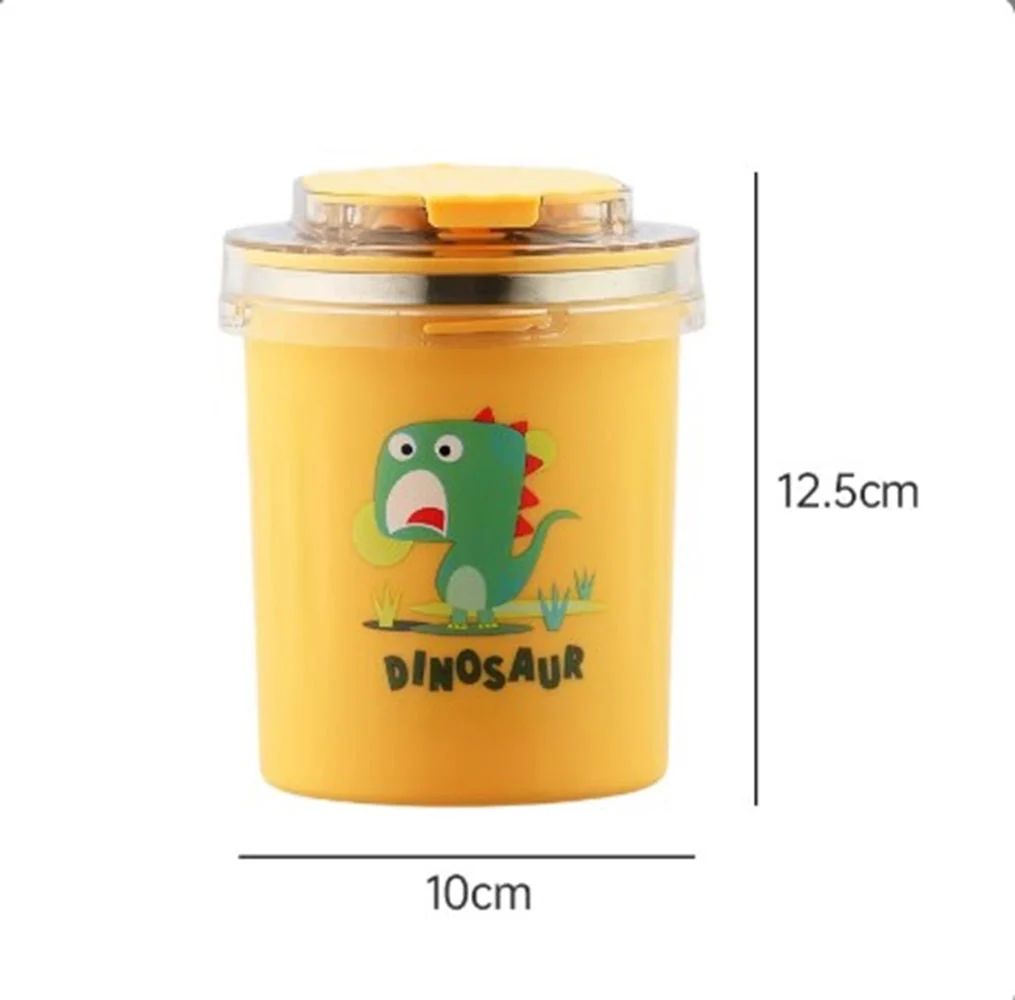 CuddleNest 530ml Stainless Steel Insulated Food Jar | Cartoon Soup Cup for Hot & Cold Meals | Kids School Tiffin | Travel Lunch Container - Image 18