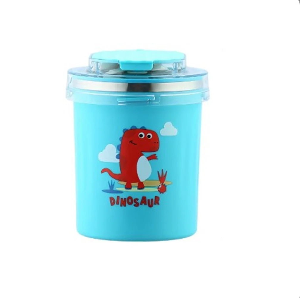 CuddleNest 530ml Stainless Steel Insulated Food Jar | Cartoon Soup Cup for Hot & Cold Meals | Kids School Tiffin | Travel Lunch Container - Image 5