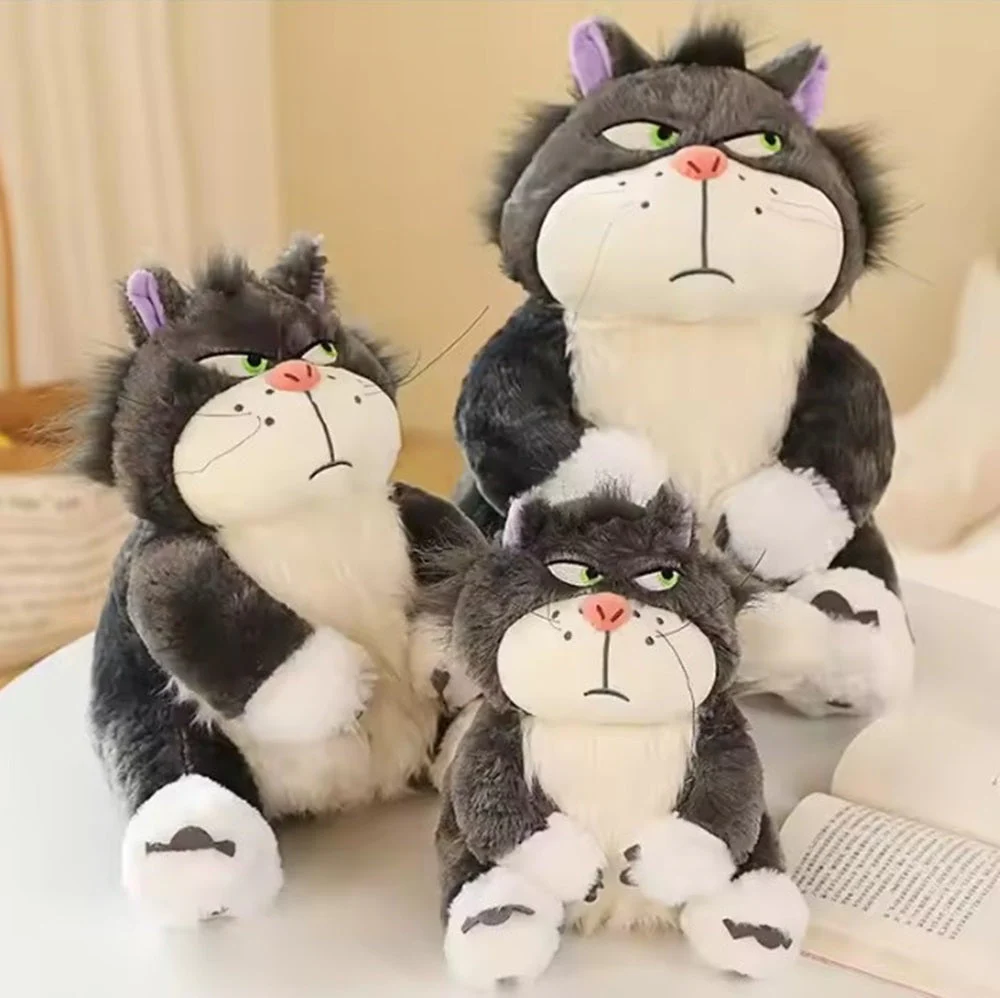 CuddleNest Angry Cat Plush Toy – 28cm Soft Cartoon Animal for Kids & Gifting | Stuffed Lucifer Cat Toy for Boys & Girls - Image 10