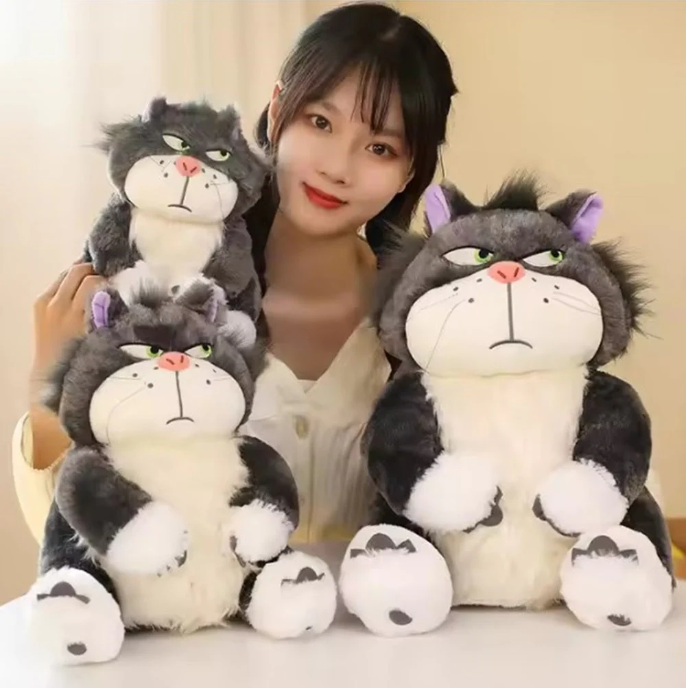 CuddleNest Angry Cat Plush Toy – 28cm Soft Cartoon Animal for Kids & Gifting | Stuffed Lucifer Cat Toy for Boys & Girls - Image 11
