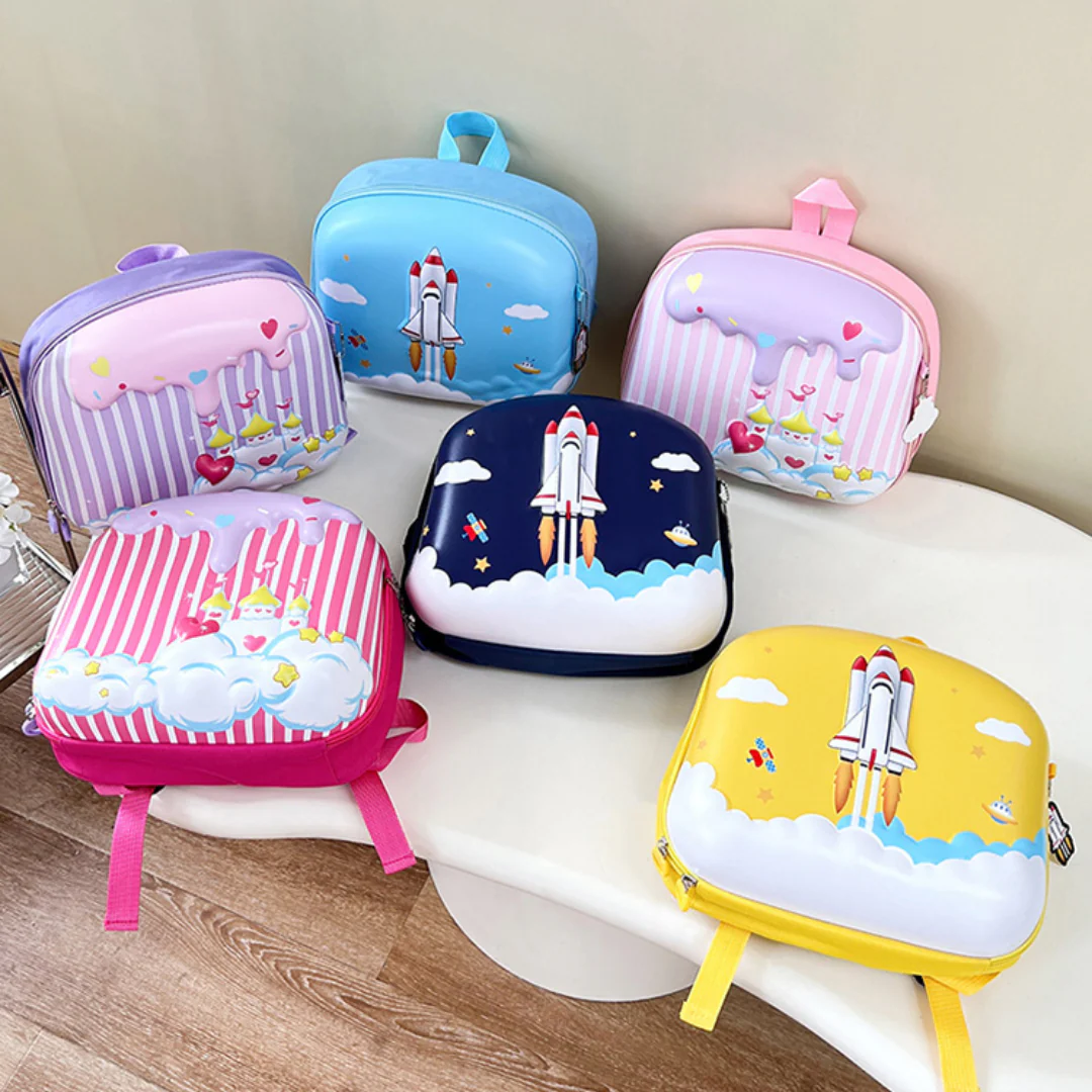 CuddleNest Castle Kids’ Hardshell Backpack – Durable, Cute & Perfect for Toddlers! - Image 3