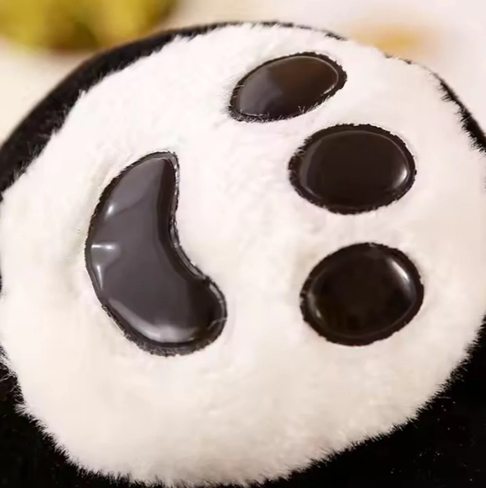 CuddleNest Cuddly Panda Mom and Baby Plush Toy Set – Soft Hugging Stuffed Animals with Bamboo Accent - Image 13