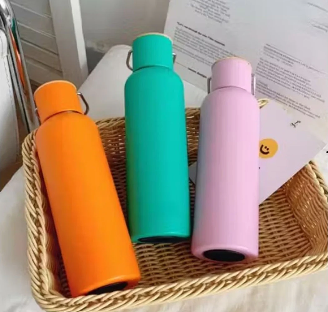 CuddleNest Eco Stainless Steel Water Bottle | 680ml Leak-Proof Bottle with Bamboo Top | Lightweight Reusable Bottle for Travel, Gym & Daily Hydration - Image 12