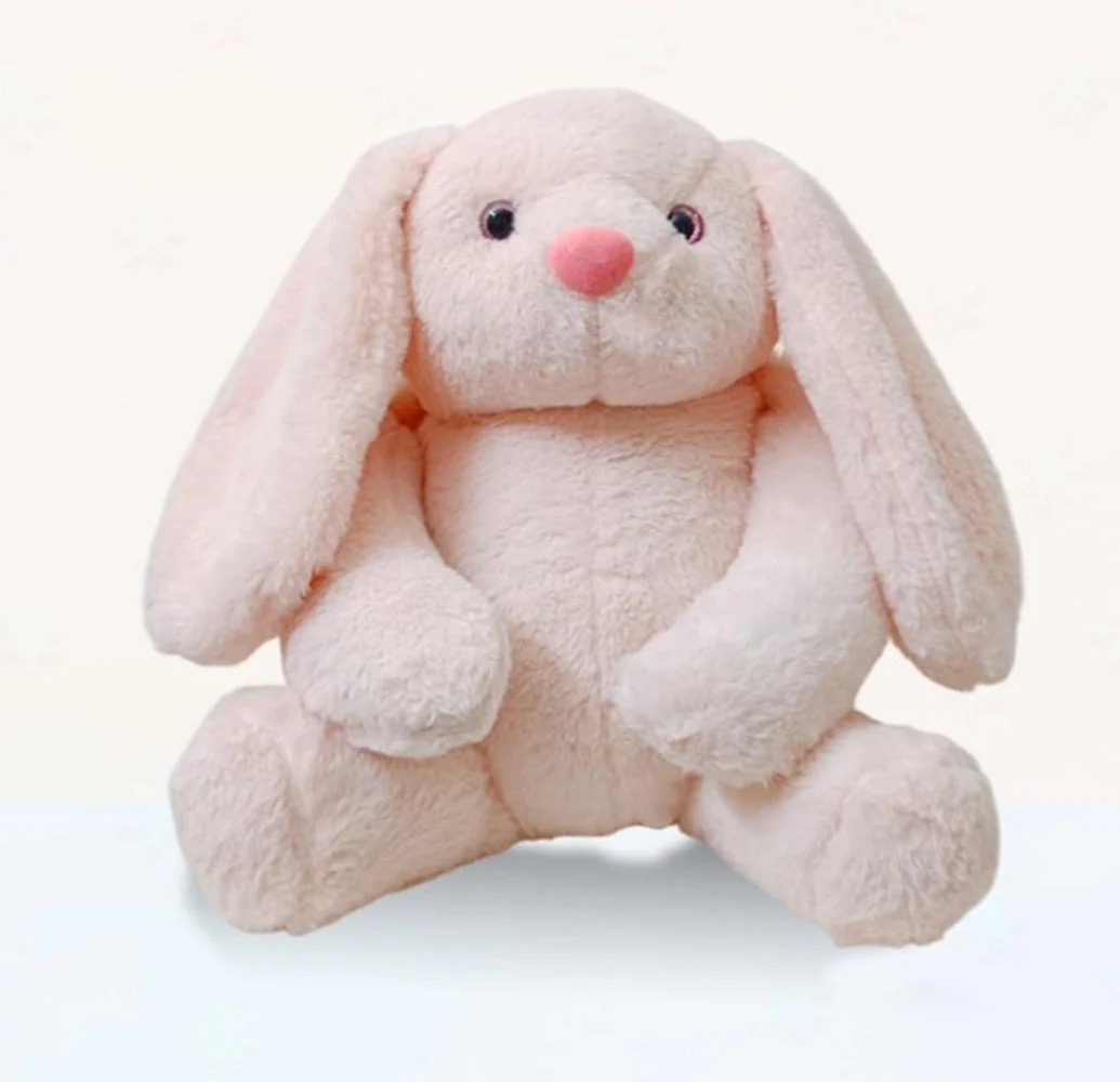 CuddleNest Floppy Ear Bunny Plush – Soft Toy for Kids, Girls, Boys, Babies | Perfect 1ft Peach Stuffed Toy for Birthdays, Baby Shower & Return Gifts - Image 5